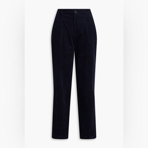 Tuckernuck Alex‎ Mill Boy Pant in Rugged Corduroy Navy blue high rise - Picture 3 of 8